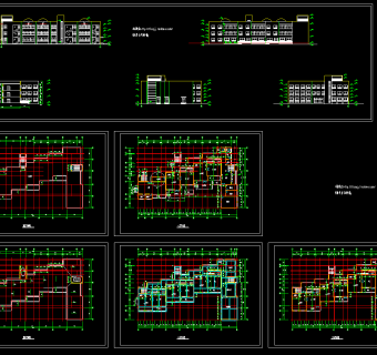 精品幼儿园全套CAD施工图，幼儿园CAD图纸下载
