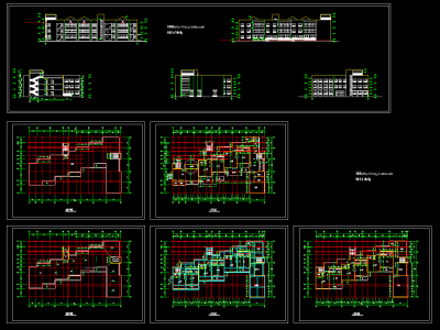 精品幼儿园全套CAD施工图，幼儿园CAD图纸下载