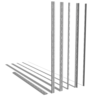 铰链排sketchup模型下载