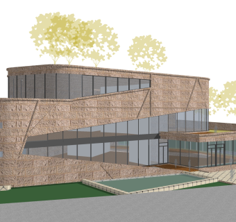 现代办公楼草图大师模型，办公楼sketchup模型免费下载