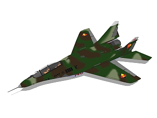 战斗机sketchup模型，战斗机skp模型下载
