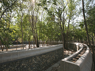 新疆恬园园林风情空间设计效果图方案