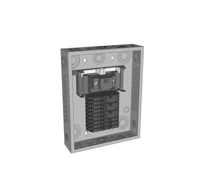 现代配电盘草图大师模型，配电盘sketchup模型下载