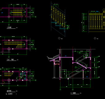 天竺法喜讲寺建筑施工图，寺庙CAD图纸下载