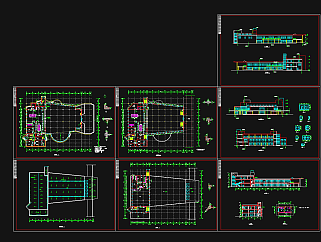 食堂平面布置设计图，食堂平面CAD施工图纸下载