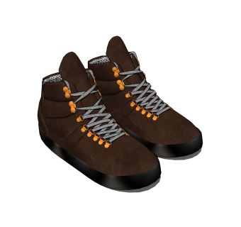 现代运动休闲鞋草图大师模型,服装店衣架su模型下载