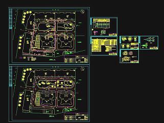 某住宅小区室外综合管线电气图CAD图纸
