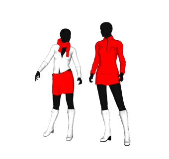 现代服装模特草图大师模型，模特SU模型下载