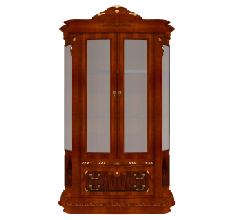 中式酒柜草图大师模型，酒柜su模型下载