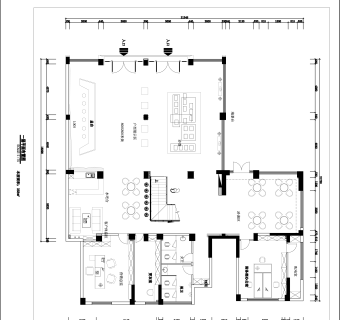 现代销售展厅CAD施工图