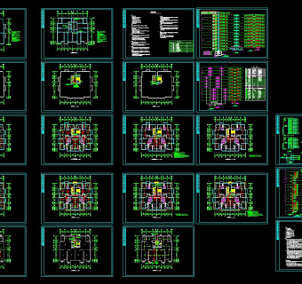 住宅电气全套施工图CAD图纸