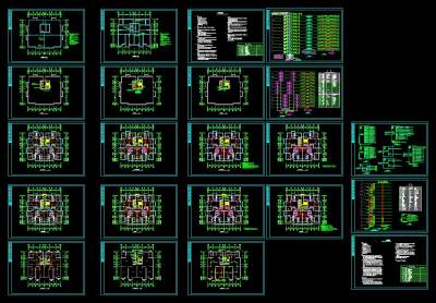 住宅电气全套施工图CAD图纸