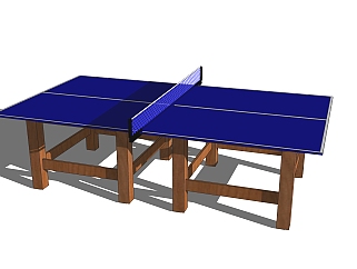 现代<em>乒乓球</em>台草图大师模型，<em>乒乓球</em>台sketchup模型下载