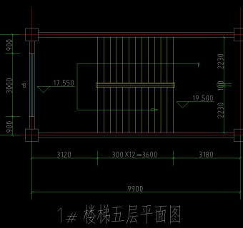 某学校教学楼扩出图，教学楼cad设计图纸下载