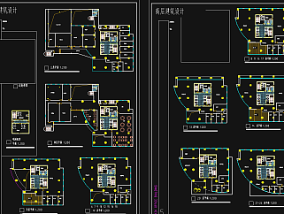 高层住宅CAD施工图，住宅CAD建筑图纸下载