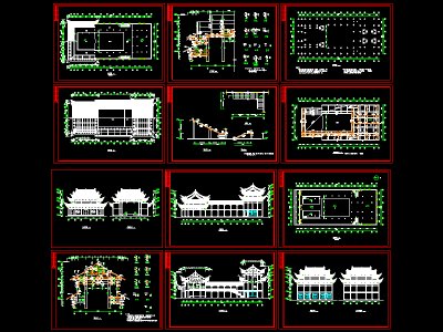 古建筑祠堂戏台<a href=https://www.yitu.cn/su/7590.html target=_blank class=infotextkey>设计</a>.gif