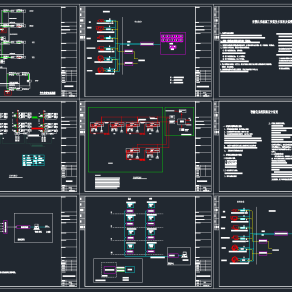 小区监控系统原理图，监控系统原理CAD施工图纸下载