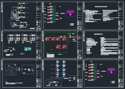 小区监控系统原理图，监控系统原理CAD施工图纸下载