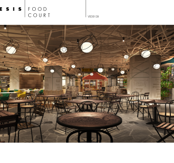 复古餐厅CAD施工图，餐厅CAD图纸下载