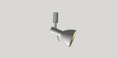 现代筒灯射灯草图大师模型，筒灯射灯sketchup模型下载