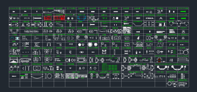 五金配件CAD图库，五金CDA图纸下载