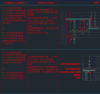 原创铝扣板钢板石膏板天花大样CAD图库，天花大样CAD图纸下载