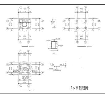 木亭cad工程图纸免费下载