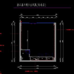 便利店布局便利店设计施工图CAD图纸，便利店CAD设计图纸下载