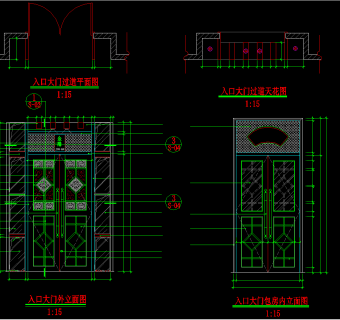 中餐厅装修CAD图纸，中餐厅CAD平面布置图
