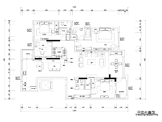 地中海四室两厅CAD图纸，效果图，户型图下载