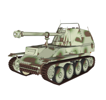 德国Marder黄鼠狼坦克歼击车su模型，坦克歼击车草图大师模型下载