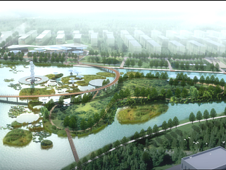 城市便民河滨水区概念性规划设计案例