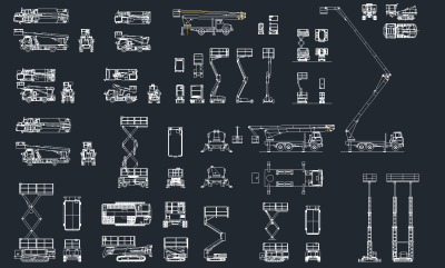 精品全套交通工具CAD素材，交通工具CAD施工图纸下载
