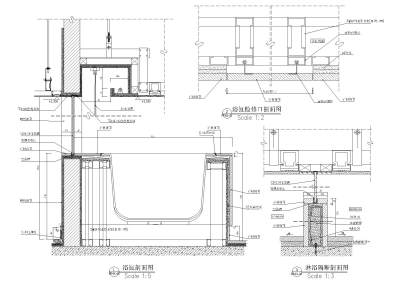 <a href=https://www.yitu.cn/sketchup/yugang/index.html target=_blank class=infotextkey>浴缸</a>，检修口，隔断剖面