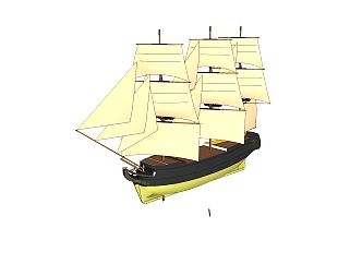 现代帆船<em>免费</em>su<em>模型</em>，现代帆船<em>sketchup模型</em>下载
