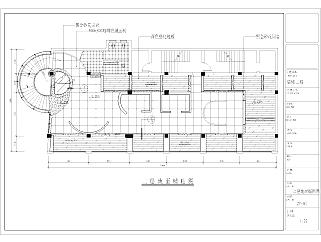  四层东方威尼斯咖啡馆内部装修方案CAD图纸下载