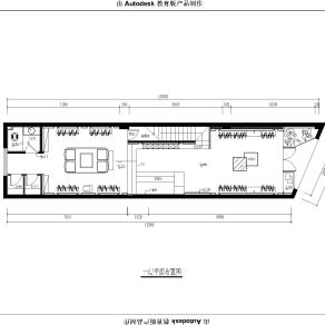 长乐服装店现代风格CAD施工图套图，服装店CAD建筑图纸下载