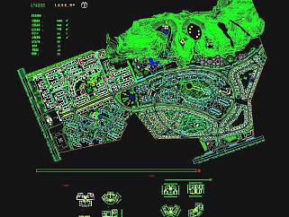 现代小区规划平面图CAD图纸下载