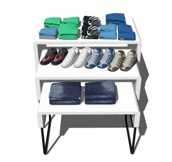 现代衣服草图大师模型，衣服SU模型下载