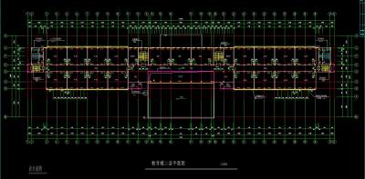 某教学楼建筑施工图，教学楼cad建筑工程图纸下载