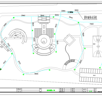 某公园景观工程施工图,cad建筑图纸免费下载