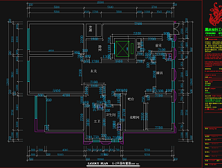样板间室内CAD施工图，样板间装饰CAD施工图纸下载