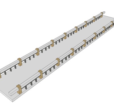 现代桥梁草图大师模型下载，sketchup桥梁su模型分享