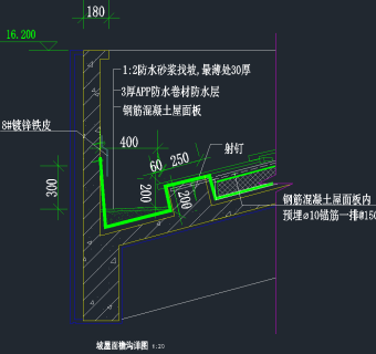 墙面节点CAD图块，墙面CAD建筑图纸下载