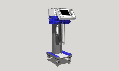  现代医用器材草图大师模型，医用器材sketchup模型下载