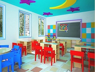 幼儿园教室效果图