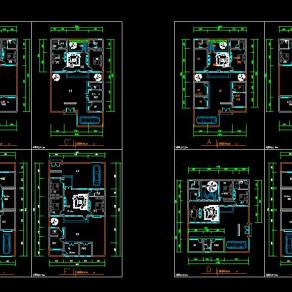 新版四合院方案图施工图CAD图纸下载
