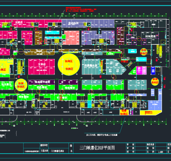 地下商场规划图纸，商场CAD施工图纸下载