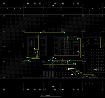 广西27层酒店酒店施工图，电气CAD施工图纸下载