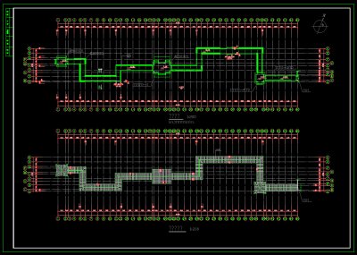 古建<a href=https://www.yitu.cn/su/6944.html target=_blank class=infotextkey>长廊</a>建筑施工图 (1).gif